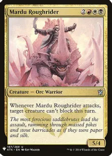 《マルドゥの荒くれ乗り/Mardu Roughrider》[MB1] 金U