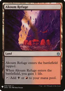 《アクームの隠れ家/Akoum Refuge》[MB1] 土地U