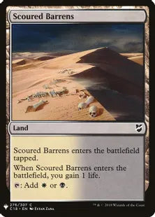 《磨かれたやせ地/Scoured Barrens》[MB1] 土地C