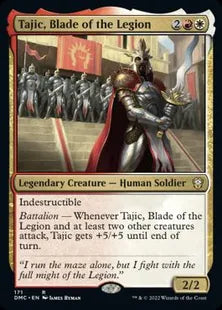 《軍勢の刃、タージク/Tajic, Blade of the Legion》[DMC] 金R
