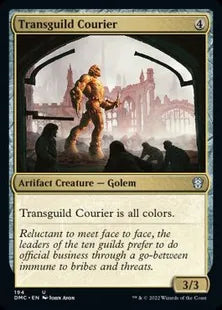 《ギルド渡りの急使/Transguild Courier》[DMC] 金U