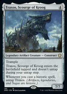 《クルーグの災い魔、トラクソス/Traxos, Scourge of Kroog》[DMC] 茶R