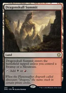 《竜髑髏の山頂/Dragonskull Summit》[DMC] 土地R
