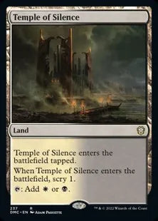 《静寂の神殿/Temple of Silence》[DMC] 土地R