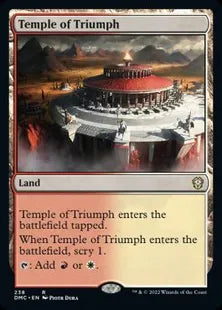 《凱旋の神殿/Temple of Triumph》[DMC] 土地R