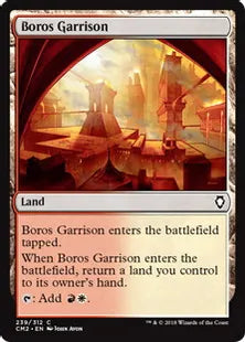 《ボロスの駐屯地/Boros Garrison》[CM2] 土地C