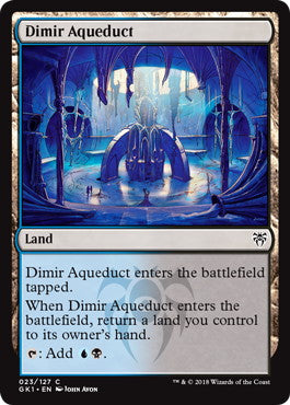 《ディミーアの水路/Dimir Aqueduct》[GK1-UB] 土地C