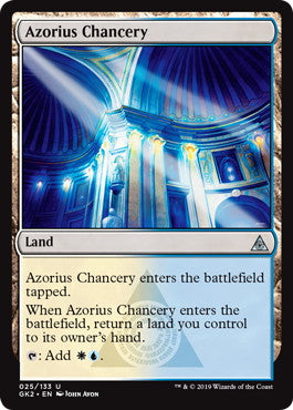 《アゾリウスの大法官庁/Azorius Chancery》[GK2-WU] 土地U