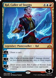 《嵐を呼ぶ者、ラル/Ral, Caller of Storms》[GRN] 金R