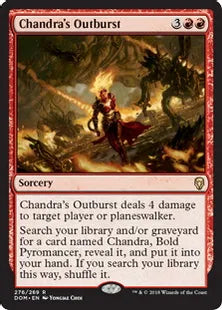 《チャンドラの激高/Chandra's Outburst》[DOM] 赤R