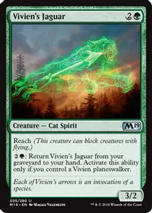 《ビビアンのジャガー/Vivien's Jaguar》[M19] 緑U