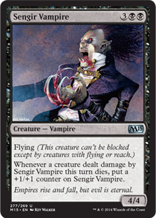 《センギアの吸血鬼/Sengir Vampire》[M15] 黒U