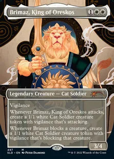 《オレスコスの王、ブリマーズ/Brimaz, King of Oreskos》[Secret Lair] 白(497)