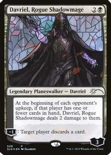 《はぐれ影魔道士、ダブリエル/Davriel, Rogue Shadowmage》[Secret Lair] 黒(509)