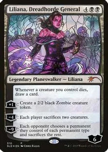 《戦慄衆の将軍、リリアナ/Liliana, Dreadhorde General》[Secret Lair] 黒(510)