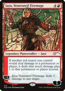 《敬慕される炎魔道士、ヤヤ/Jaya, Venerated Firemage》[Secret Lair] 赤(513)