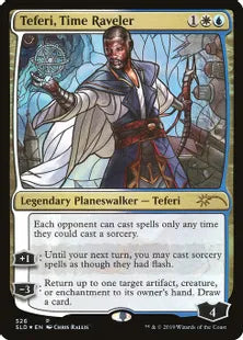 《時を解す者、テフェリー/Teferi, Time Raveler》[Secret Lair] 金(526)