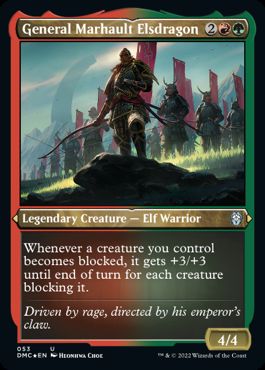 《竜公マーホルト将軍/General Marhault Elsdragon》[DMC] 金U
