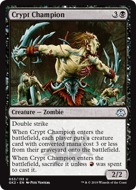 《墓所の勇者/Crypt Champion》[GK2-BR] 黒U