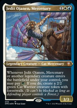 《傭兵、ジェディット・オジャネン/Jedit Ojanen, Mercenary》[DMC] 金R