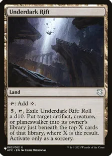 《アンダーダークの裂け目/Underdark Rift》[The List] 土地U