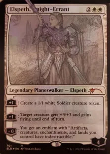 《遍歴の騎士、エルズペス/Elspeth, Knight-Errant》[Secret Lair] 白(701)