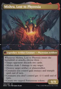 《ギックスに拾われし者、ミシュラ/Mishra, Claimed by Gix》/《ファイレクシアに下りし者、ミシュラ/Mishra, Lost to Phyrexia》[BRO] 金R