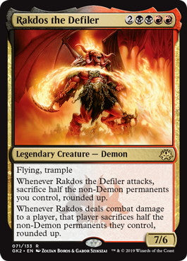 《穢すものラクドス/Rakdos the Defiler》[GK2-BR] 金R