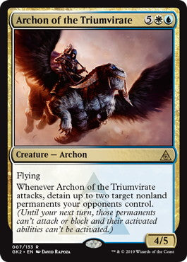 《三巨頭の執政官/Archon of the Triumvirate》[GK2-WU] 金R