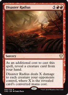 《災難の範囲/Disaster Radius》[CM2] 赤R