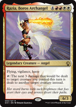 《ボロスの大天使、ラジア/Razia, Boros Archangel》[GK1-RW] 金R
