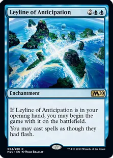 《予期の力線/Leyline of Anticipation》[M20] 青R