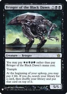 《黒の夜明けの運び手/Bringer of the Black Dawn》[MB1] 黒R