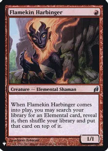 《炎族の先触れ/Flamekin Harbinger》[MB1] 赤U
