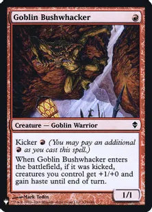 《ゴブリンの奇襲隊/Goblin Bushwhacker》[MB1] 赤C