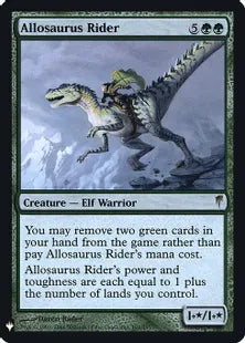 《アロサウルス乗り/Allosaurus Rider》[MB1] 緑R