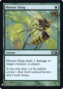 《スズメバチの一刺し/Hornet Sting》[MB1] 緑C