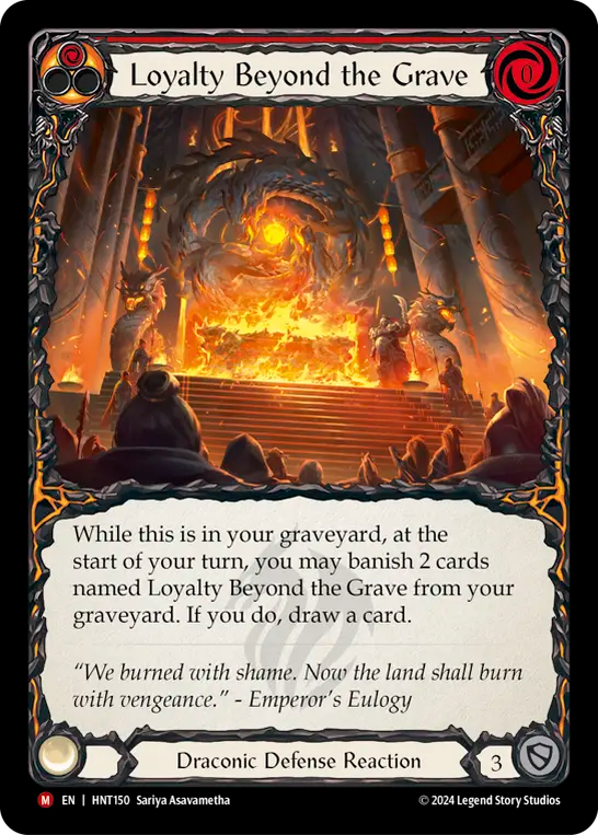死後も貫く忠誠/Loyalty Beyond the Grave