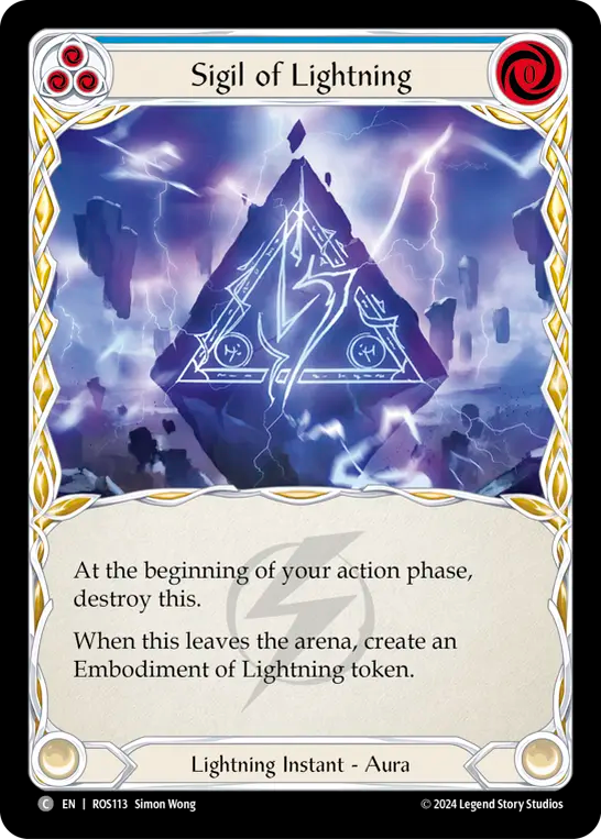 稲妻の印/Sigil of Lightning