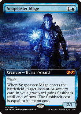 《瞬唱の魔道士/Snapcaster Mage》[UBT] 青R