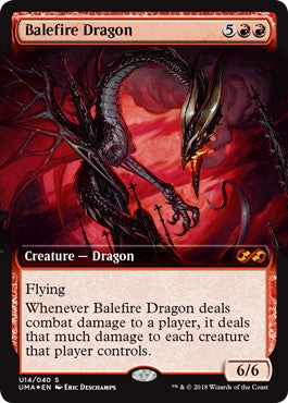 《災火のドラゴン/Balefire Dragon》[UBT] 赤R