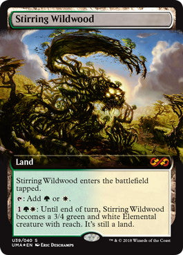 《活発な野生林/Stirring Wildwood》[UBT] 土地R
