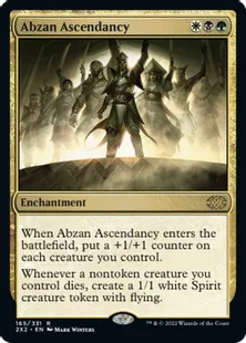 《アブザンの隆盛/Abzan Ascendancy》[2X2] 金R