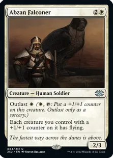 《アブザンの鷹匠/Abzan Falconer》[2X2] 白U