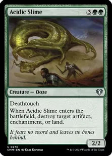 《酸のスライム/Acidic Slime》[CMM] 緑U