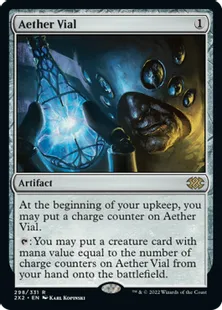 《霊気の薬瓶/Aether Vial》[2X2] 茶R