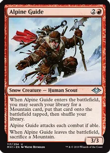 《高山の案内人/Alpine Guide》[MH1] 赤U