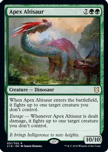 《頂点のアルティサウルス/Apex Altisaur》[C19]緑R