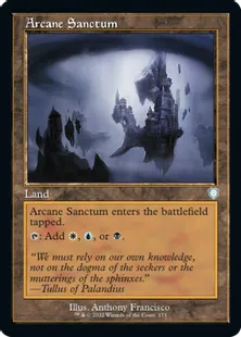 ■旧枠■《秘儀の聖域/Arcane Sanctum》[BRC] 土地U