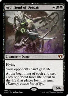 《絶望の魔神/Archfiend of Despair》[CMM] 黒R